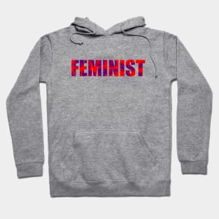 Feminist red Hoodie